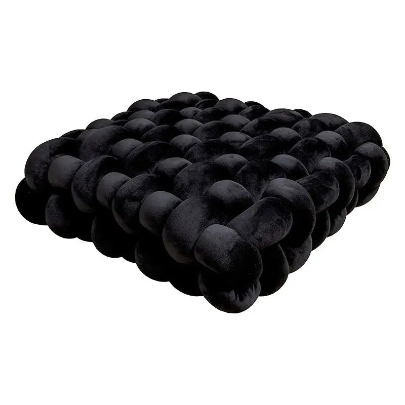 — Coussin de Sol Tressé en Coton 40 × 40 cm | Confort Douillet & Style Moderne