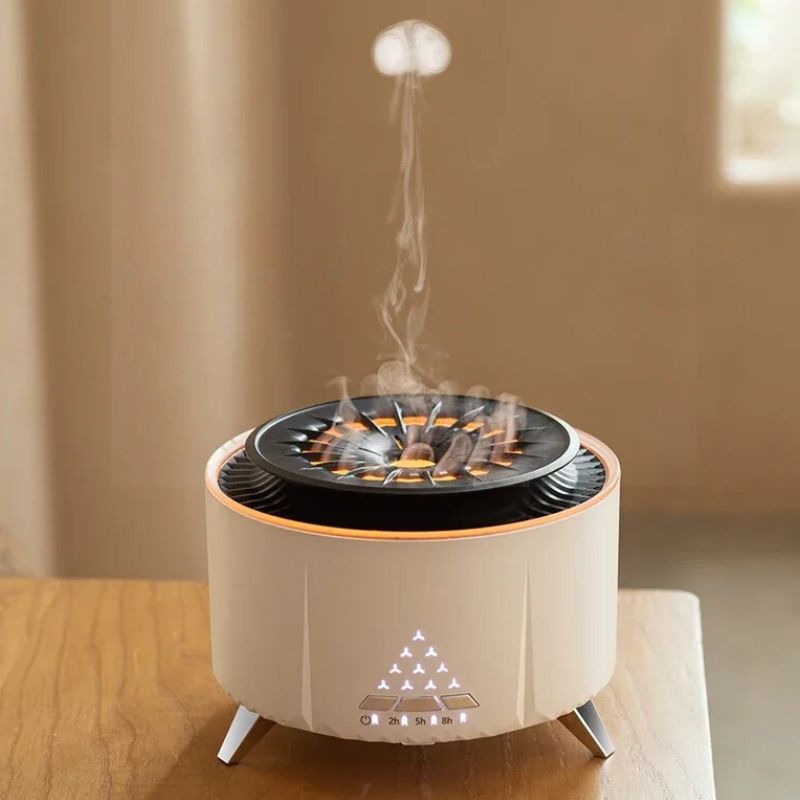 Diffuseur d’Huiles Essentielles “Nuage Magique” – Brumisateur Ultrasonique Aromathérapie & Ambiance Zen