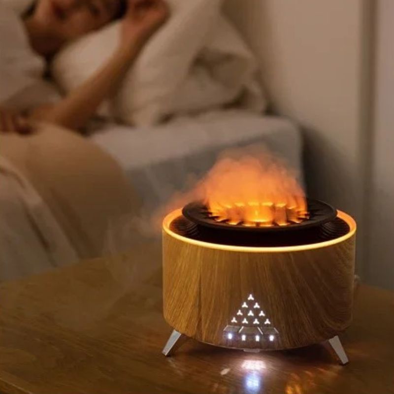 Diffuseur d’Huiles Essentielles “Nuage Magique” – Brumisateur Ultrasonique Aromathérapie & Ambiance Zen