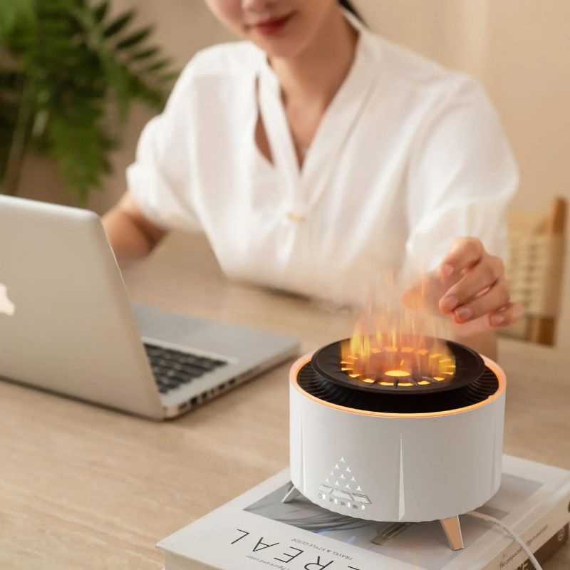 Diffuseur d’Huiles Essentielles “Nuage Magique” – Brumisateur Ultrasonique Aromathérapie & Ambiance Zen