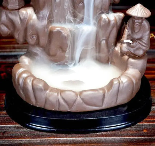Brûleur d’Encens Cascade Bouddha Paysage Zen