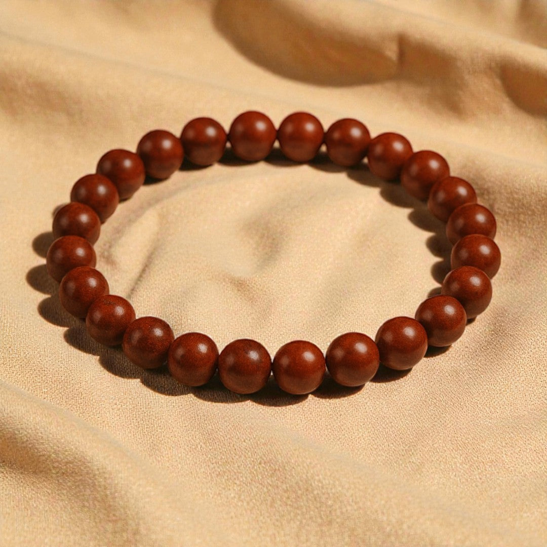 Bracelet Énergie Vitale en Jaspe Rouge