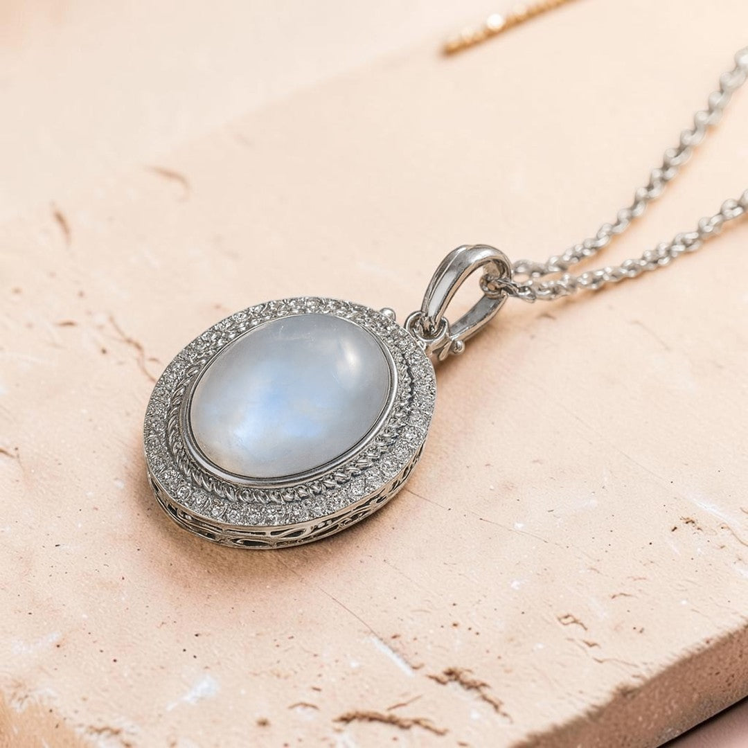 Pendentif Douceur d’Âme en Pierre de Lune