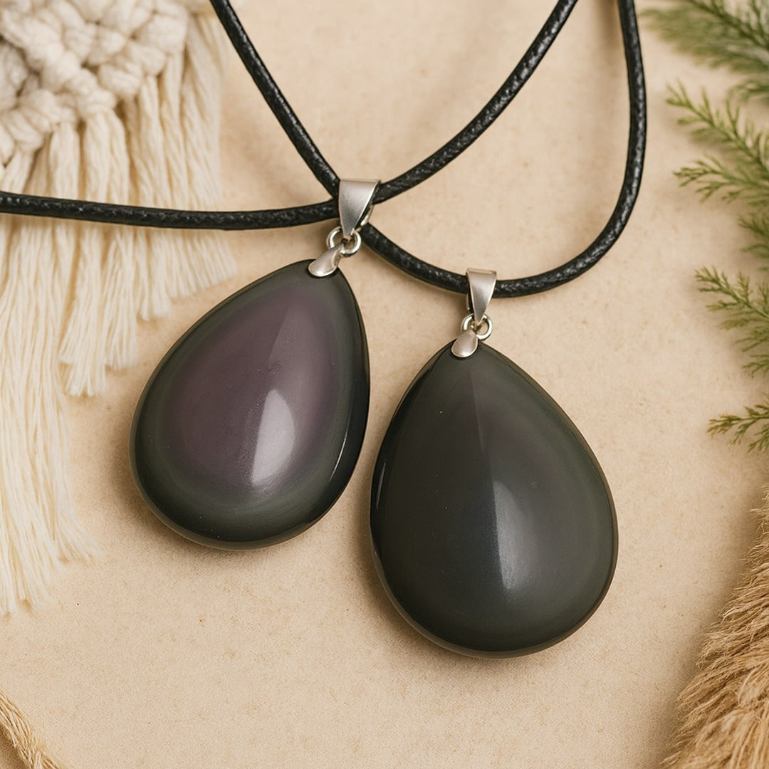 Pendentif en Obsidienne Oeil Céleste