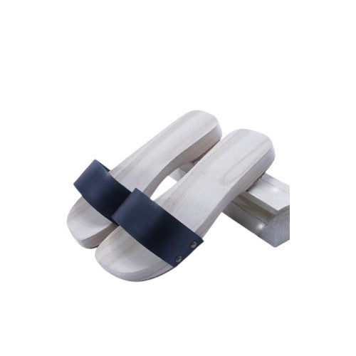 Geta Japonais Traditionnels en Bois & Caoutchouc