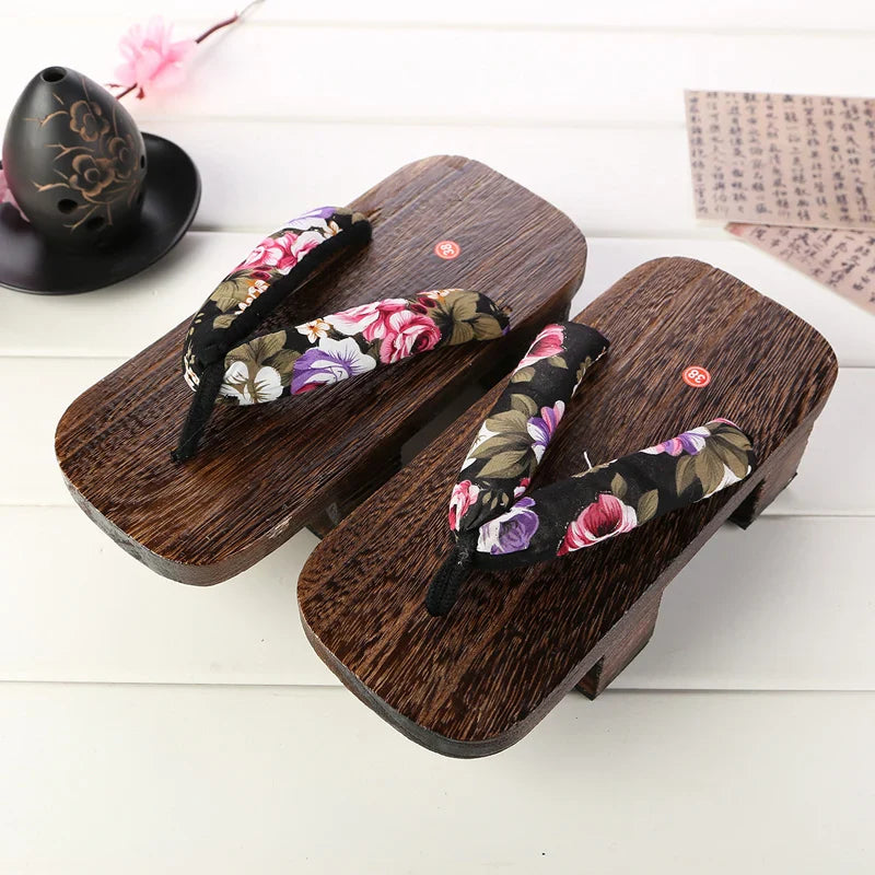 Geta Japonaise Traditionnelle Homme en Bois de Paulownia