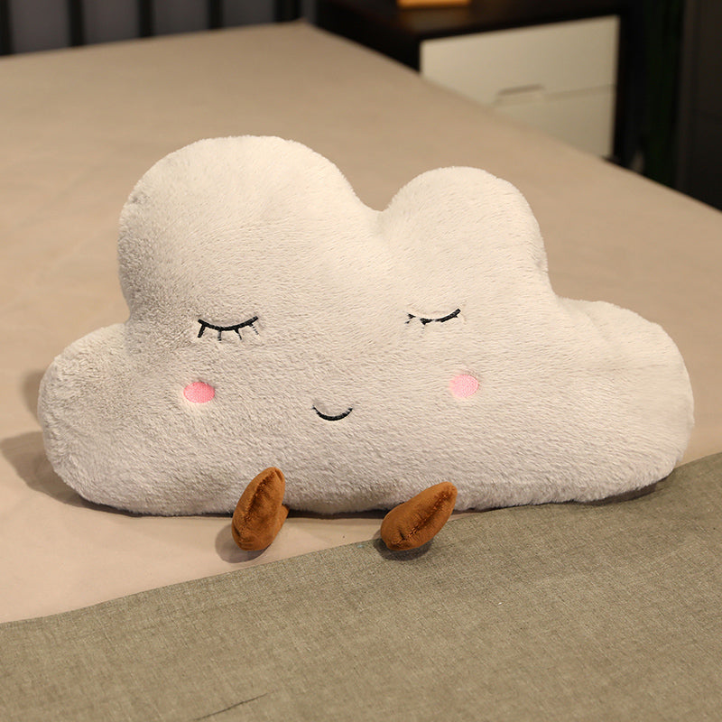 Coussin Nuage Kawaii Japonais en Tissu Doux – 55 × 32 cm