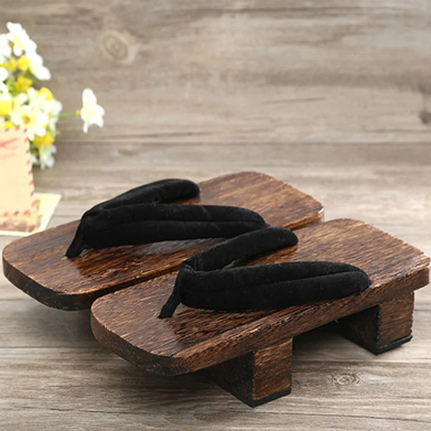 Geta Japonaise Traditionnelle Homme en Bois de Paulownia