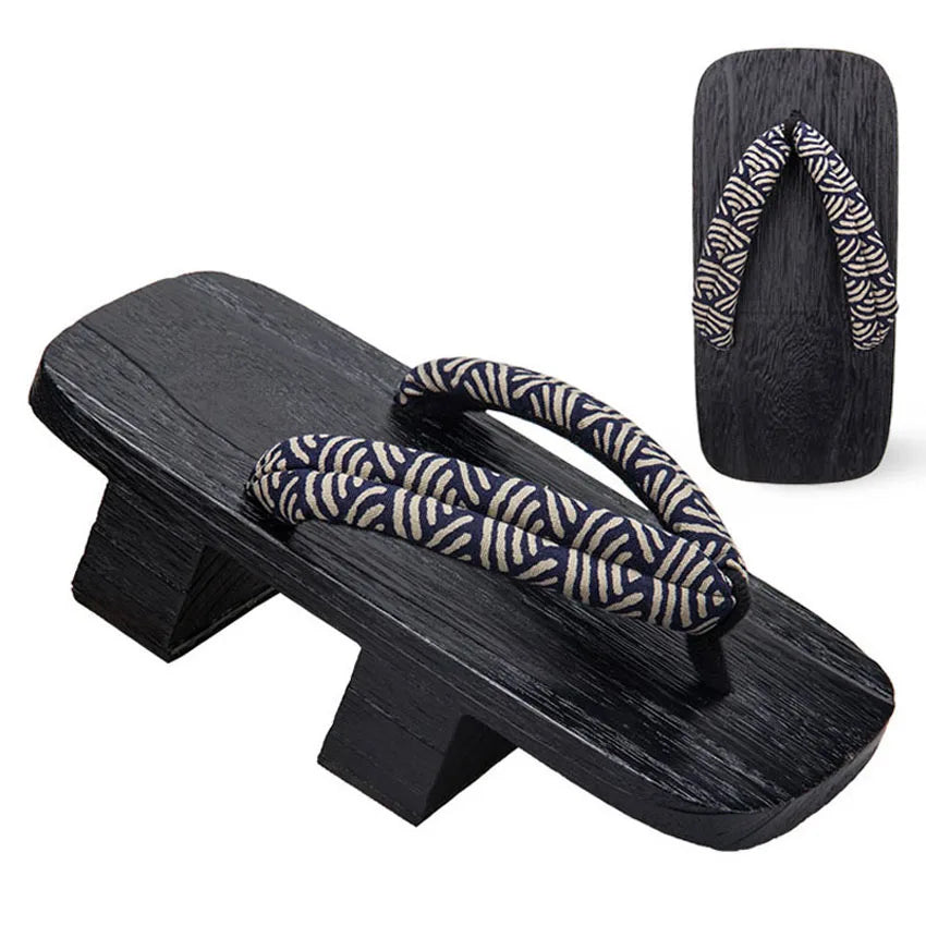 Chaussures Geta Japonaises Artisanales en Bois de Paulownia