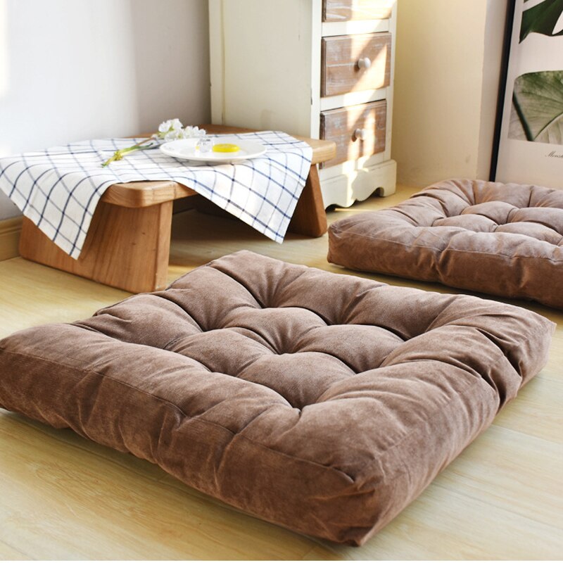 — Zabuton Coussin Japonais 55 × 55 cm | Assise Traditionnelle & Ambiance Zen