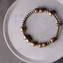 Bracelet cuivre oxydé fait main – Style punk/rock, mixte et stretch