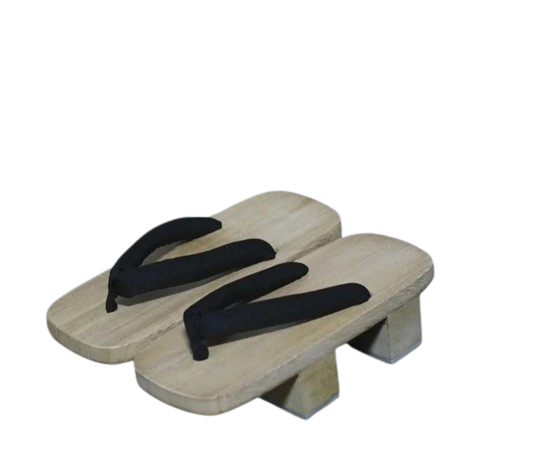 Zori Japonaises Artisanales en Bois & Tissu