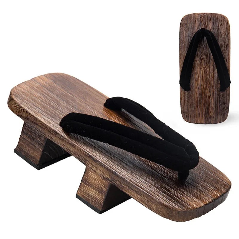 Chaussures Geta Japonaises Artisanales en Bois de Paulownia