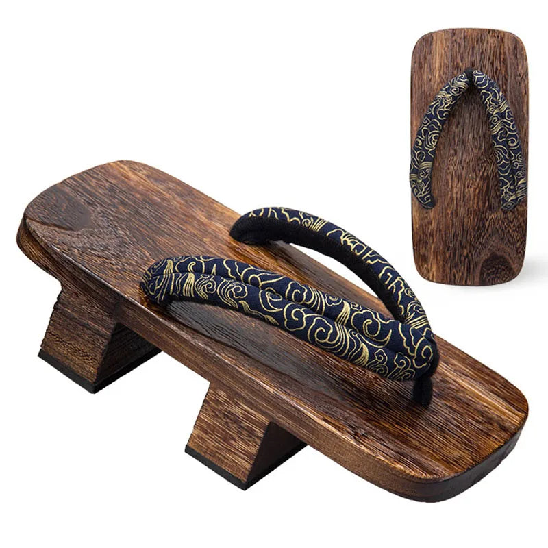 Chaussures Geta Japonaises Artisanales en Bois de Paulownia