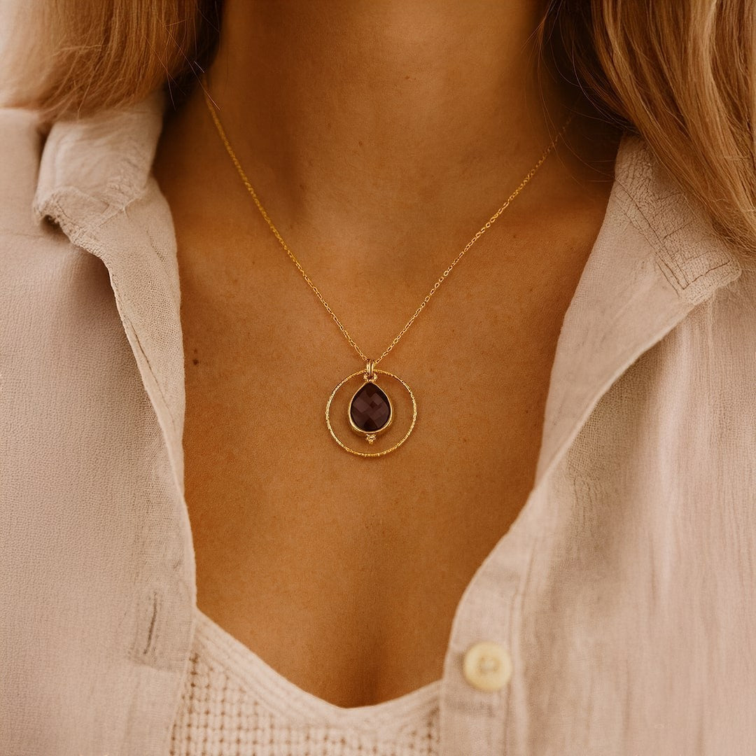 Collier Cercle de Sérénité en Améthyste