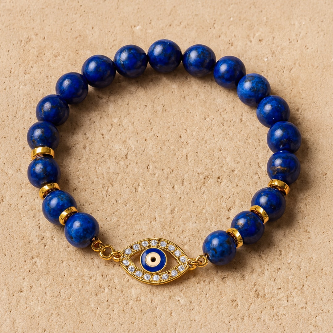 Bracelet Regard de Vérité en Lapis Lazuli