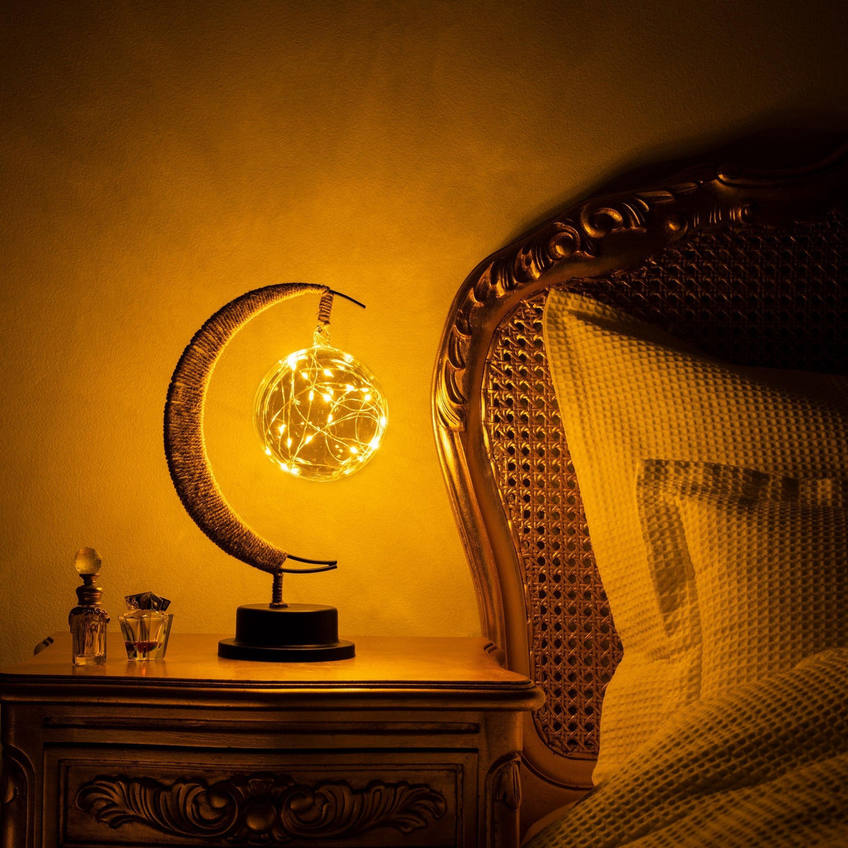 Lampe de Table Sans Fil “Enchantée Illumine™” – Éclairage Ambiance Cozy & Déco Maison