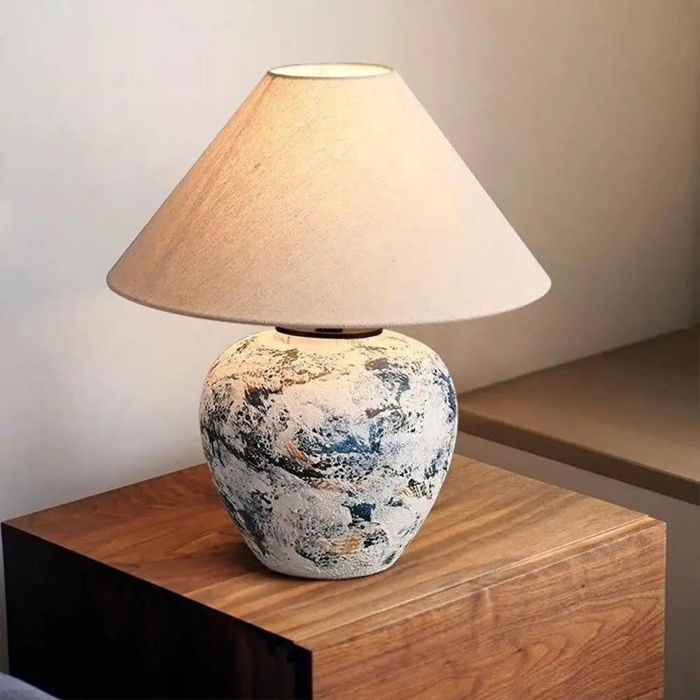 Lampe Japonaise en Céramique Artisanale
