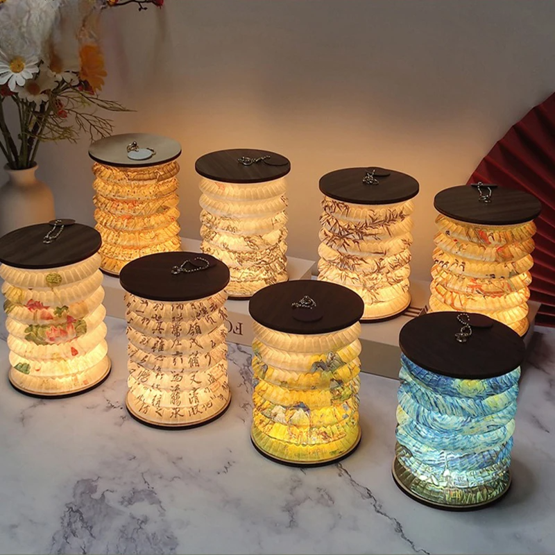Lampe Lanterne Japonaise Pliable