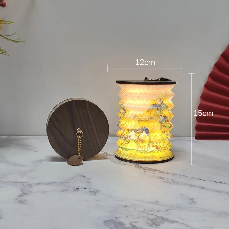 Lampe Lanterne Japonaise Pliable