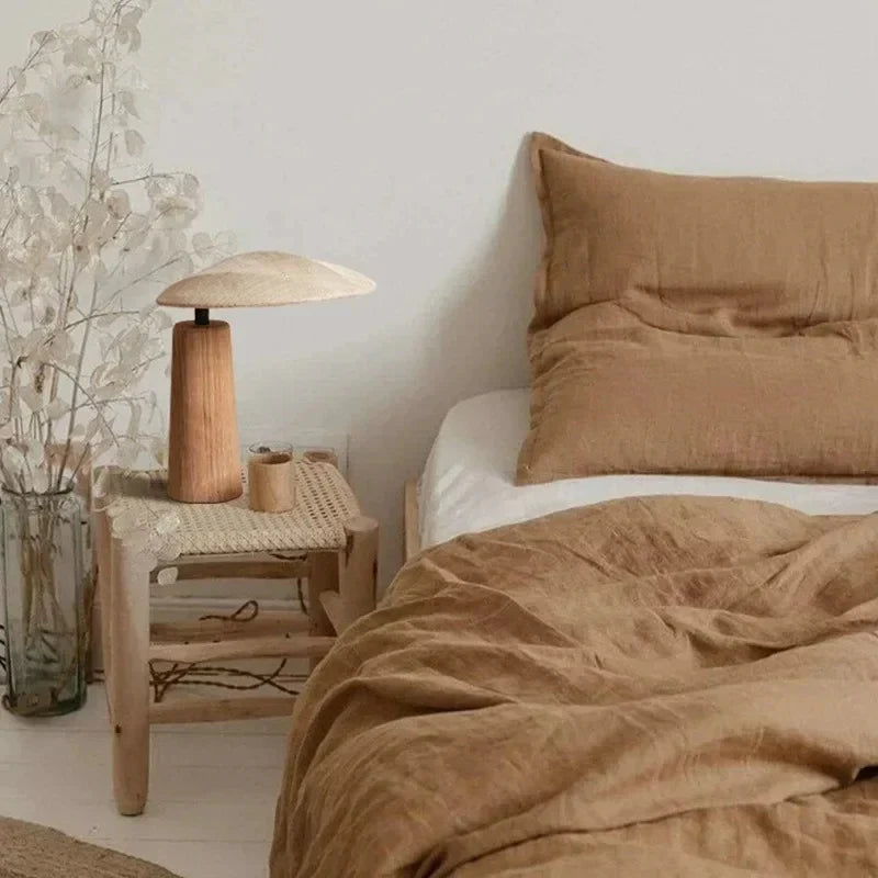 Lampe de Bureau en Bois Massif Scandinave