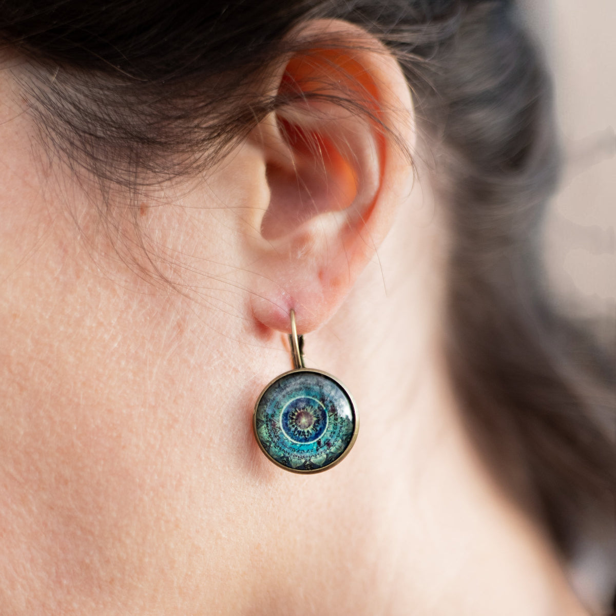 Boucles d'Oreilles Mandala