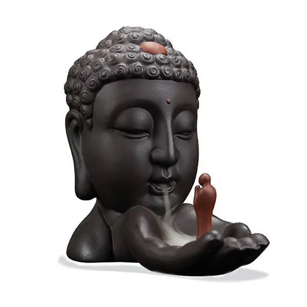 Porte-Encens Cascade Bouddha à Refoulement