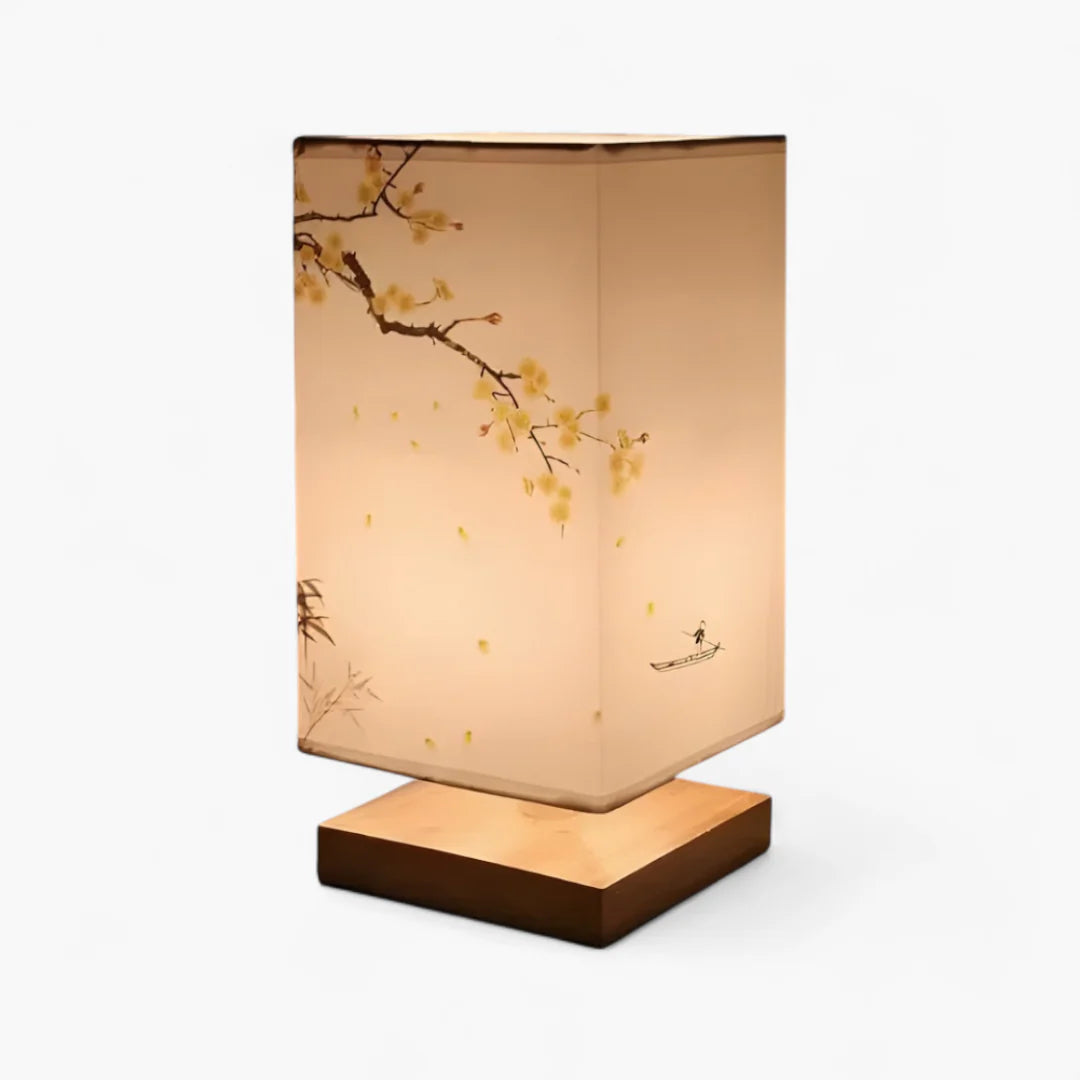 Lampe de Chevet Japonaise Scandinave – Éclairage Doux & Ambiance Zen pour Chambre et Salon