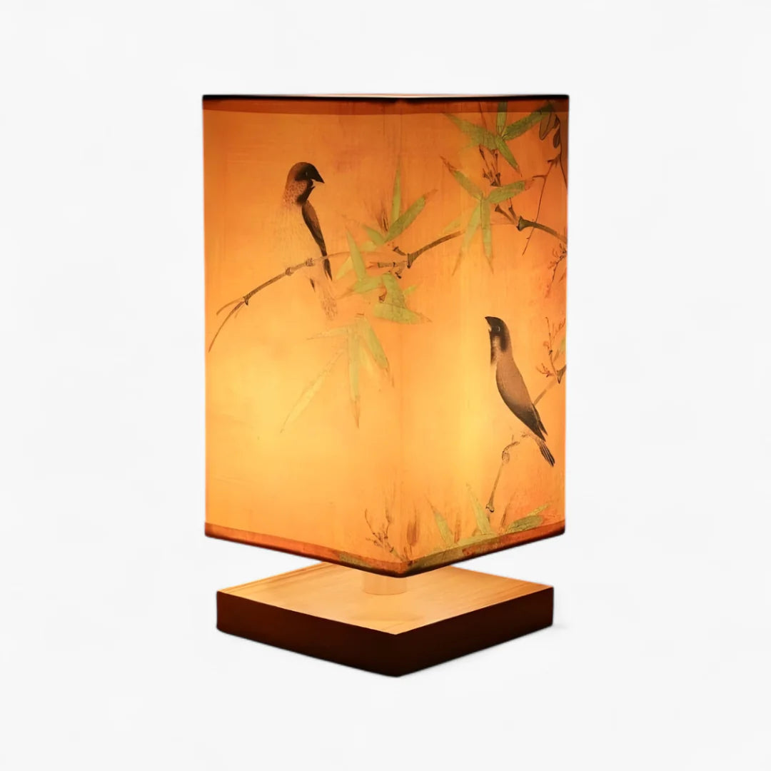Lampe de Chevet Japonaise Scandinave – Éclairage Doux & Ambiance Zen pour Chambre et Salon