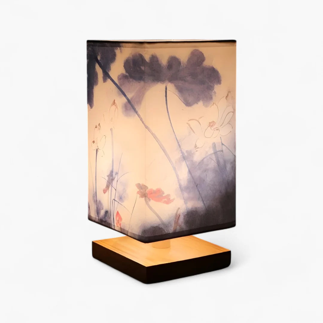 Lampe de Chevet Japonaise Scandinave – Éclairage Doux & Ambiance Zen pour Chambre et Salon