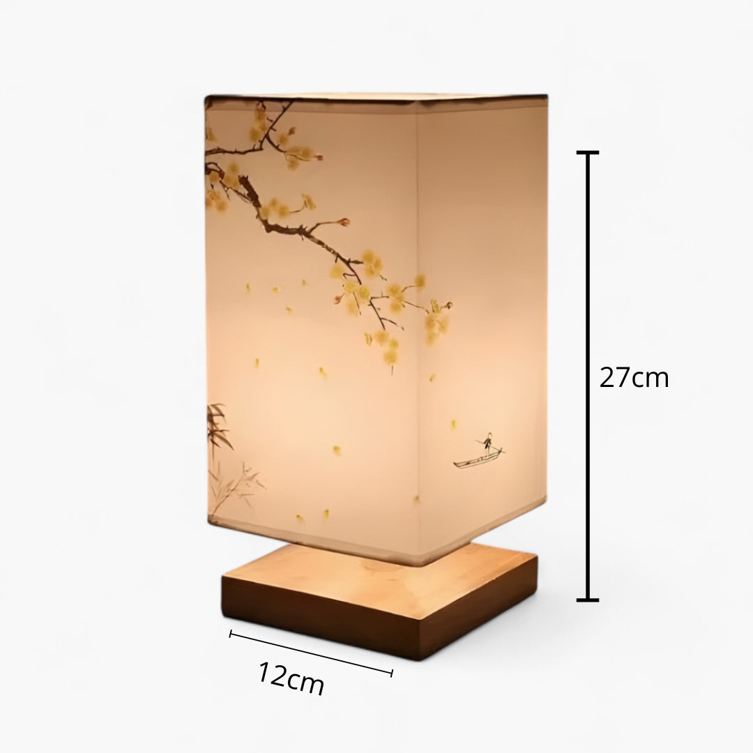 Lampe de Chevet Japonaise Scandinave – Éclairage Doux & Ambiance Zen pour Chambre et Salon