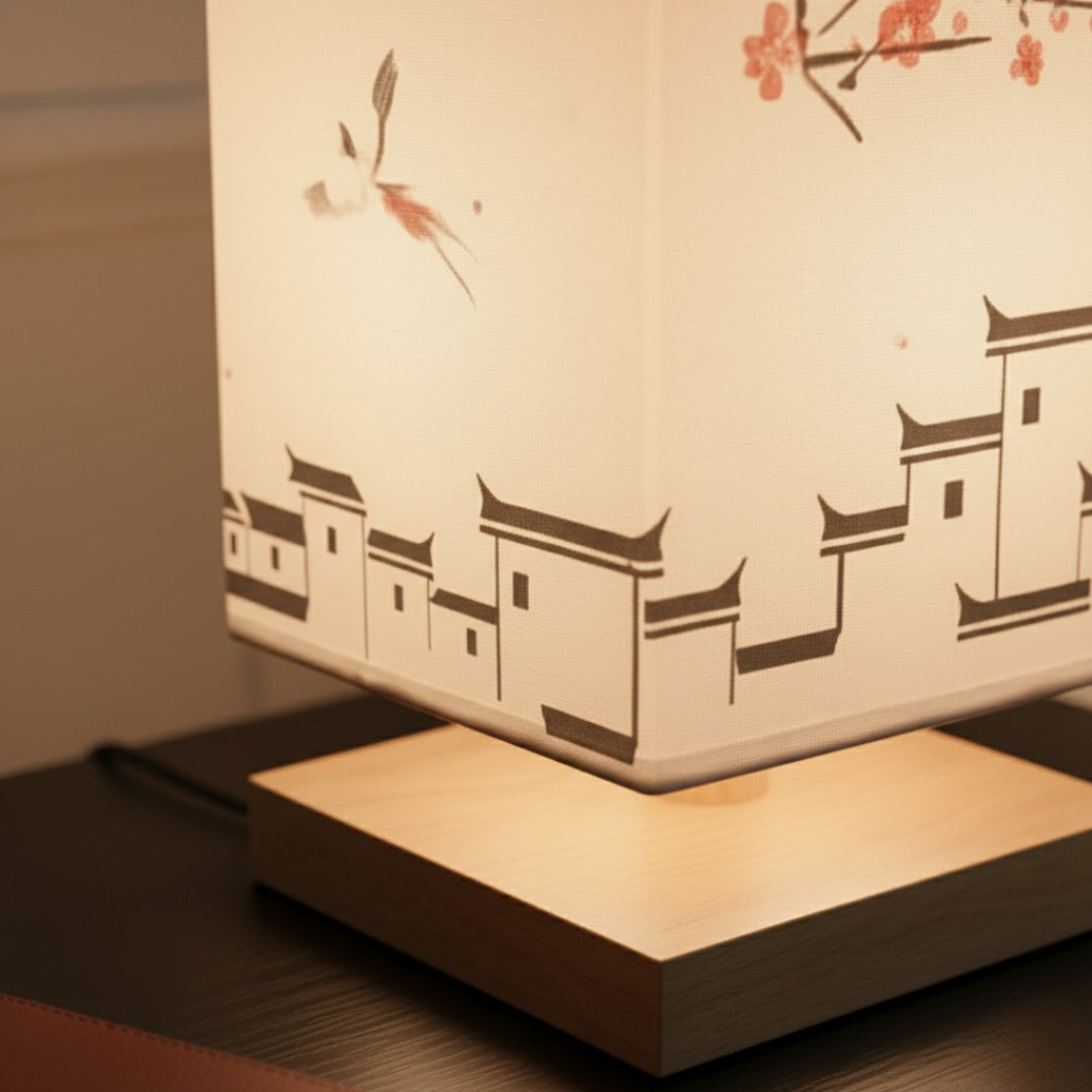 Lampe de Chevet Japonaise Scandinave – Éclairage Doux & Ambiance Zen pour Chambre et Salon