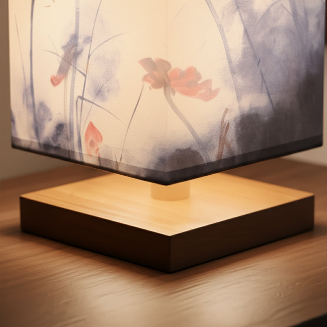 Lampe de Chevet Japonaise Scandinave – Éclairage Doux & Ambiance Zen pour Chambre et Salon