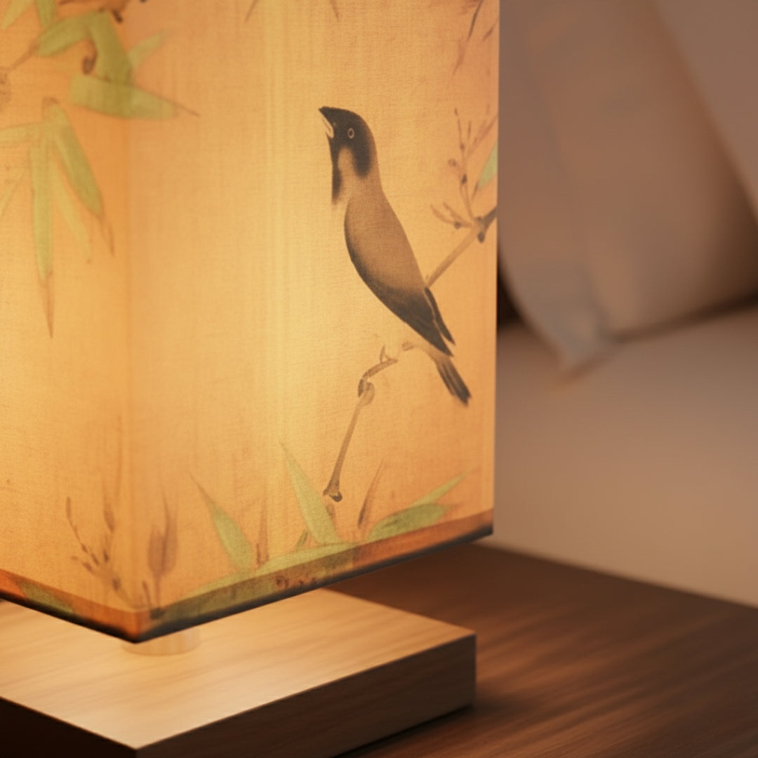 Lampe de Chevet Japonaise Scandinave – Éclairage Doux & Ambiance Zen pour Chambre et Salon