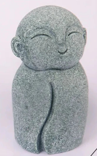 Statue Japonaise Mini Bouddha en Pierre | Décoration Zen & Méditation