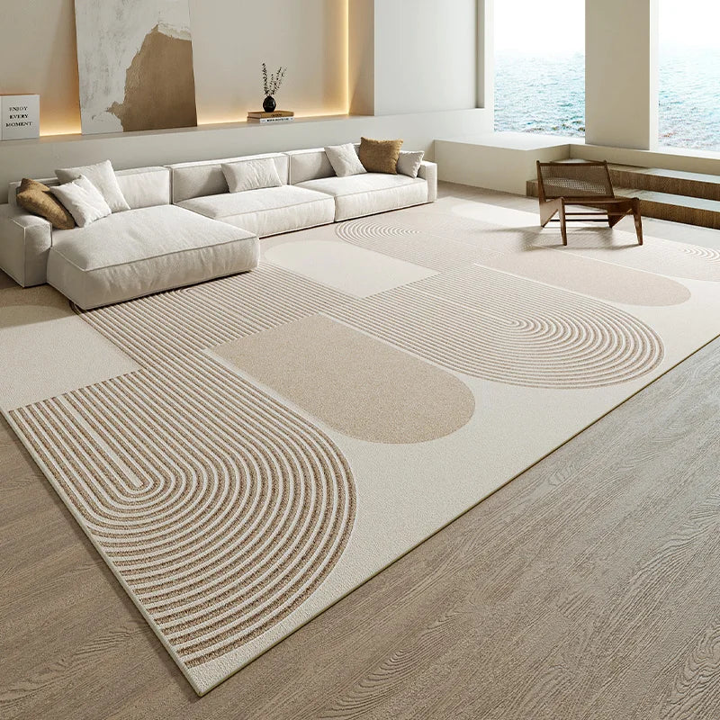 Tapis Japonais Rayé en Relief Épaissi