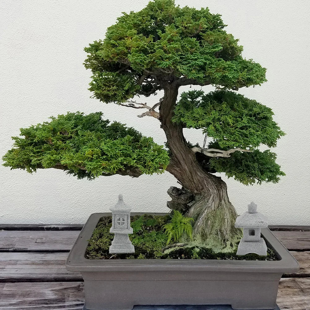 Statue Japonaise Mini Pagode en Pierre | Décoration Zen Intérieur & Jardin