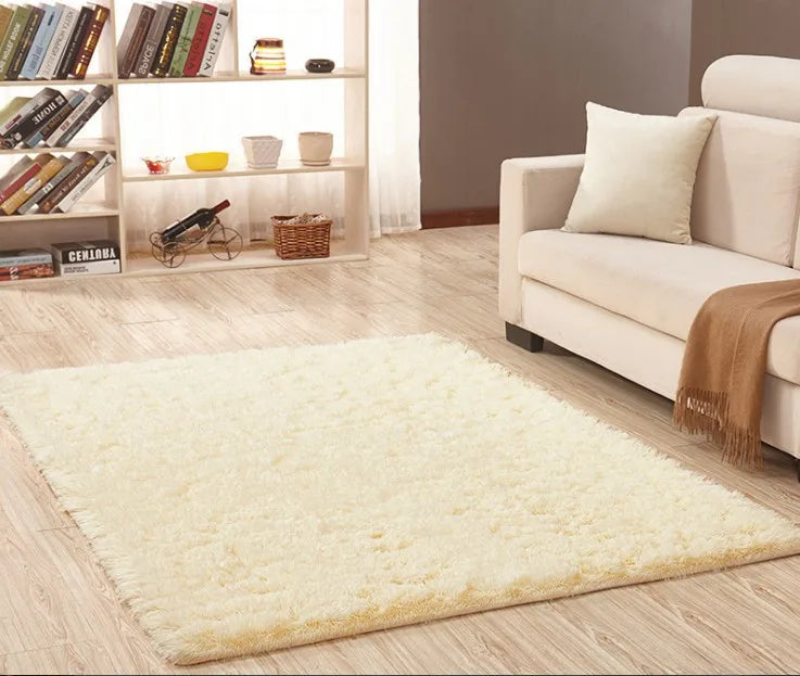 Tapis Shaggy Japonais | Douceur Cocooning & Sécurité Antidérapante