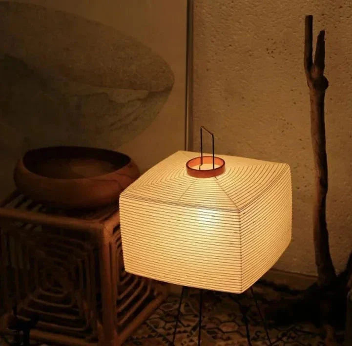 Lampe Japonaise Papier Design Moderne & Léger, Lumière Douce Zen