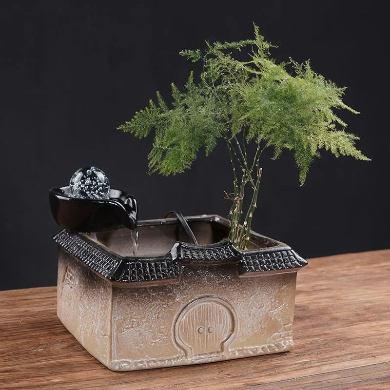 Fontaine Japonaise Artisanale en Céramique – Sérénité, Équilibre et Harmonie Zen