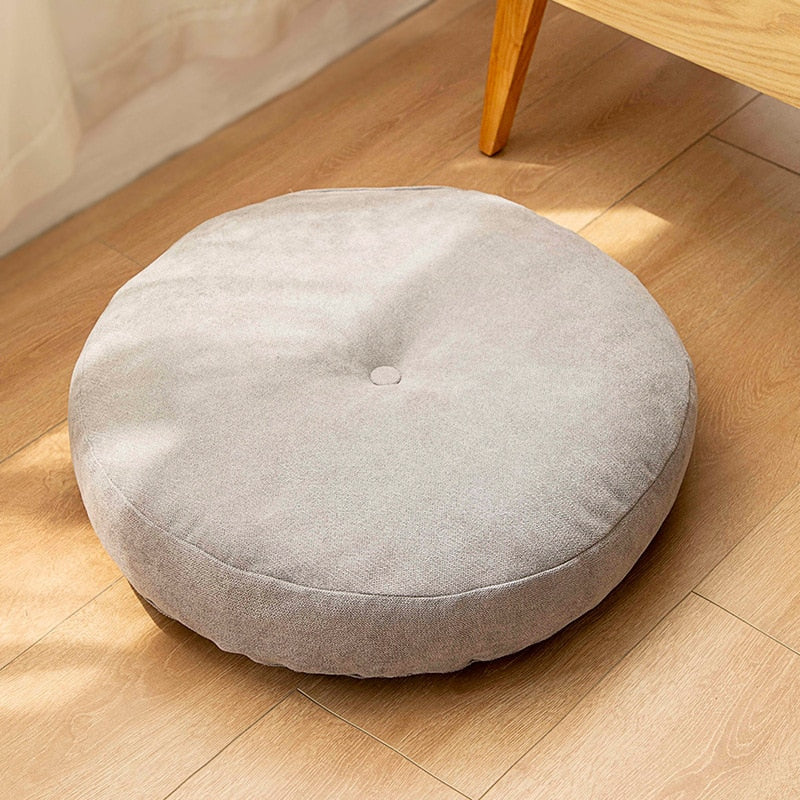— Coussin Japonais de Sol Rond 47 cm | Confort Durable & Esprit Zen