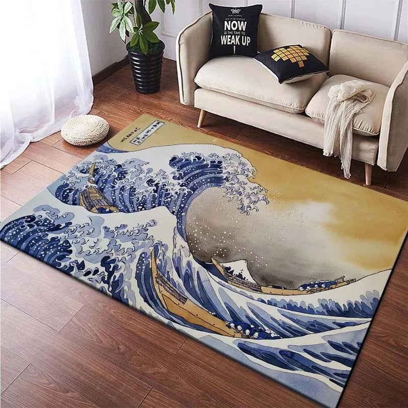 Tapis de Salon Style Japonais Épuré