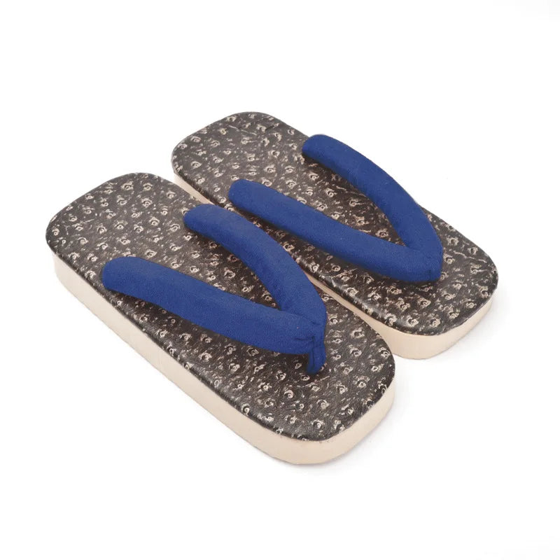 Geta Japonaises Traditionnelles en Coton & PVC
