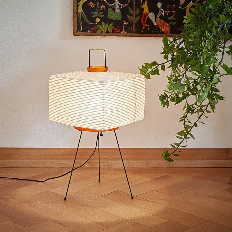 Lampe Japonaise Papier Design Moderne & Léger, Lumière Douce Zen