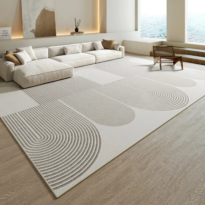 Tapis Japonais Rayé en Relief Épaissi