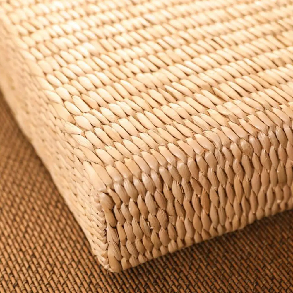 — Coussin Japonais Tatami 40 × 40 cm | Assise Naturelle & Tradition Zen