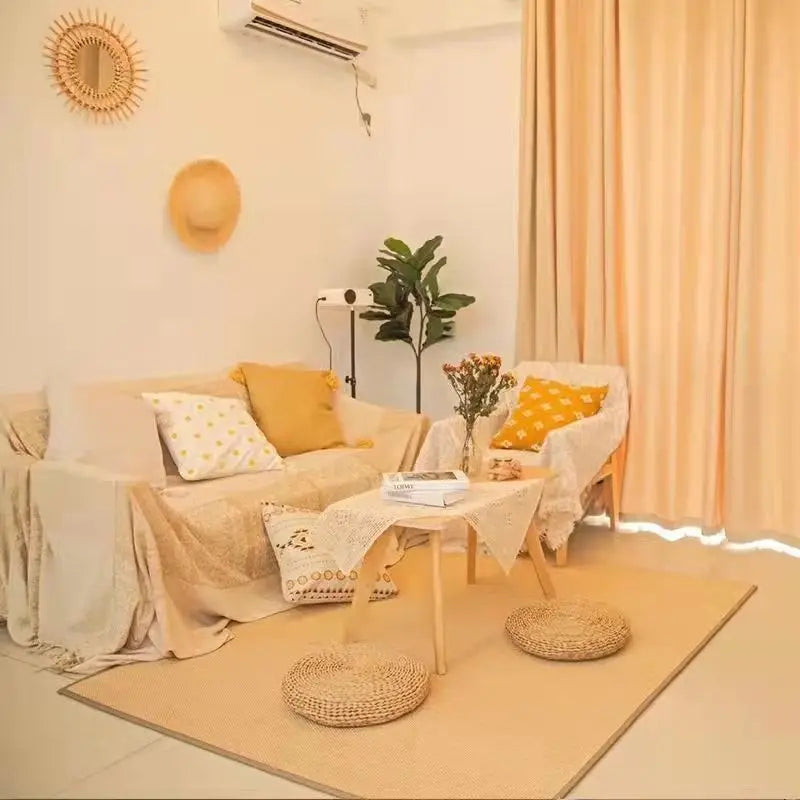 Tapis Japonais en Bambou Style Tatami | Fraîcheur Naturelle & Élégance Épurée