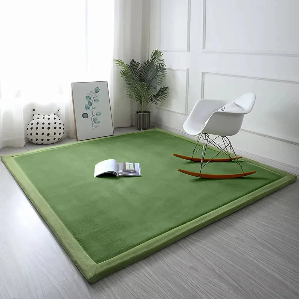 Tapis Japonais Long en Velours | Élégance Épurée & Confort Durable