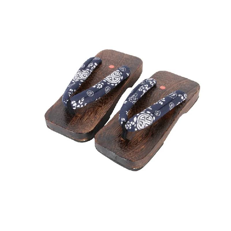 Geta Japonaise Moderne en Bois & Tissu
