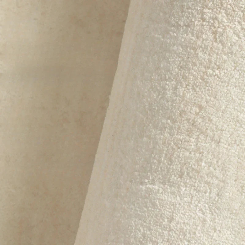 Tapis Rond Japonais Wabi Sabi Crème Antidérapant